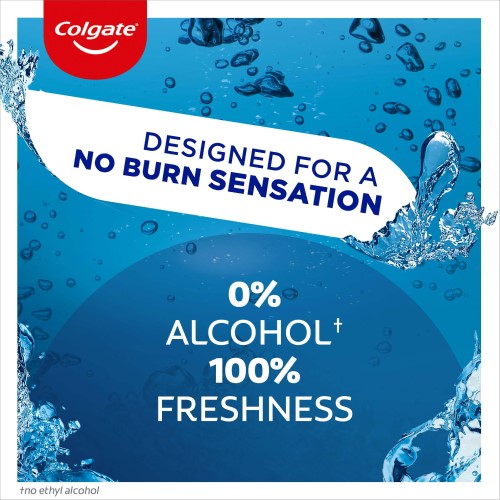 Colgate Plax Cool Mint 0% Alcohol Mouthwash, 8.45oz (250ml)