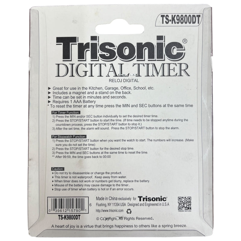 Compact Electronic Timer Compact Digital Timer - Can Be Set in Minutes & Seconds – MarketCOL