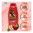 Caprice Shampoo Manzana (Aroma Duradero y Brillo), 25.7oz (760ml) (Pack of 2)