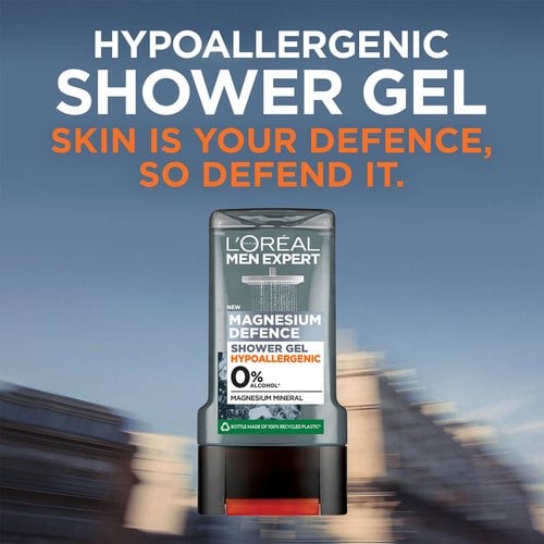 LOréal Men Expert Magnesium Defense Hypoallergenic Shower Gel 300ml