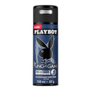 Playboy King Of The Game 24 Hour Men Deodorant Body Spray, 5.0oz