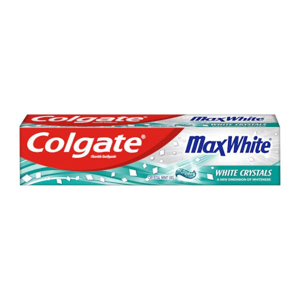 Colgate MaxWhite Whitening Crystals Mint Gel Toothpaste, 100ml 137g (Pack of 6)
