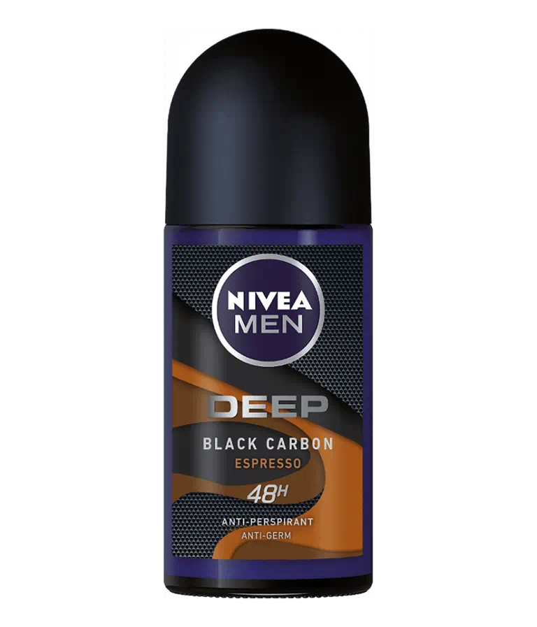 Nivea Men Deep Espresso Black Carbon Anti-Perspirant Deo, 1.7oz (Pack of 12)