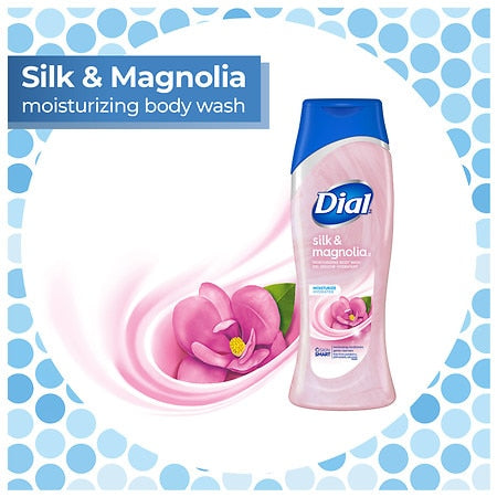 Dial Silk & Magnolia Moisturizing Body Wash, 16 oz (Pack of 3)