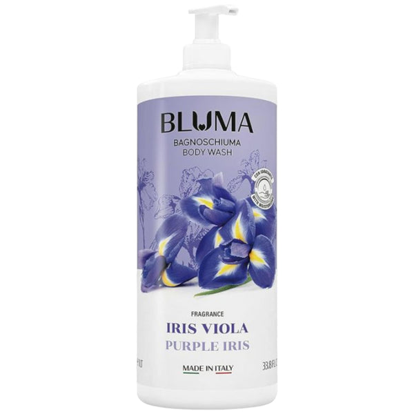 Bluma Bagnoschiuma Body Wash - Purple Iris (Made in Italy), 33.8oz