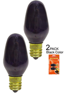 5 Watt Black Night Light Bulbs, 2 Count