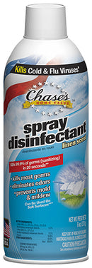 Chase's Linen Scent Spray Disinfectant - Kills 99.9% Germs, 6oz.