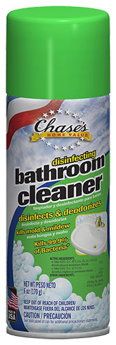 Chase's Home Value Disinfecting Bathroom Cleaner - Kills 99.9%, 6oz