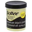 Softee Jamaican Black Castor & Flaxseed Oil Styling Gel, 8oz (227g)