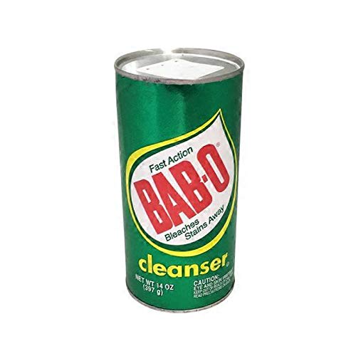 Bab-O Powder Cleanser with Bleach, 14 oz. (397g) (Pack of 3)