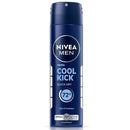 Nivea Men Cool Kick Quick Dry 72 Hour Deodorant Spray, 5oz. (150ml)