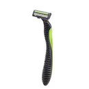 7 Count x Smooth Touch Triple Nano Blade Lubricated Disposable Razors (Green)