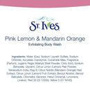 St. Ives Pink Lemon & Mandarin Orange Body Wash, 22 fl oz (Pack of 3)