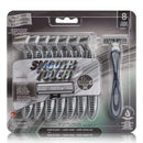 8 Count x Smooth Touch Triple Nano Blade Lubricated Disposable Razors