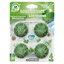 4 Count Pine (Green) Toilet Bowl Cleaner & Air Freshener - Lasts 30 Days