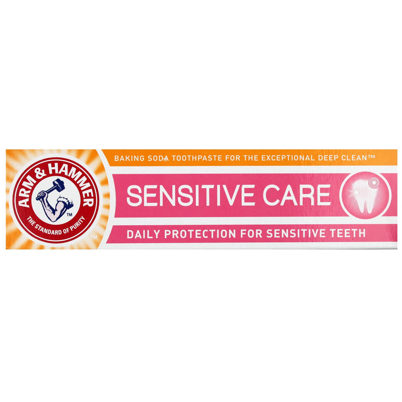 Arm & Hammer Sensitive Care Baking Soda Toothpaste, 4.4oz (125g) (Pack of 2)