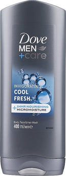 Dove Invigorating Cool Fresh Body Face & Hair Wash, 13.52oz (400ml)