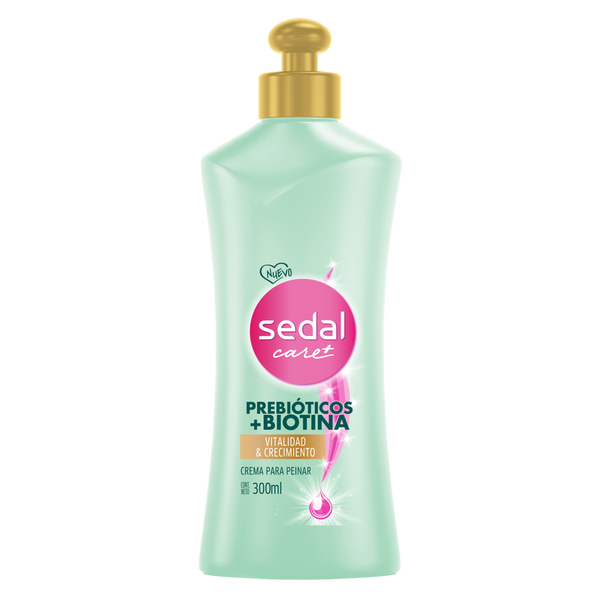 Sedal Care+ Prebioticos + Biotina Crema Para Peinar 300ml (10.15oz)