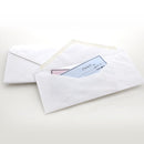 #10 Gummed Closure White Envelope (50/Pack)