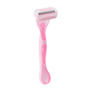 4 Count x Modess Sensitive 3 Trio Triple Blade Disposable Razors (Pink)