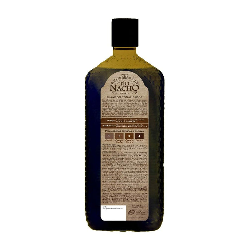 Tio Nacho Shampoo Efecto Anti-Canas Henna Egipcia Jalea Real, 14oz.