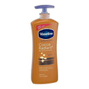 Vaseline Cocoa Radiant w/ Pure Cocoa Butter Lotion, 20.3oz (600ml) (Pack of 2)