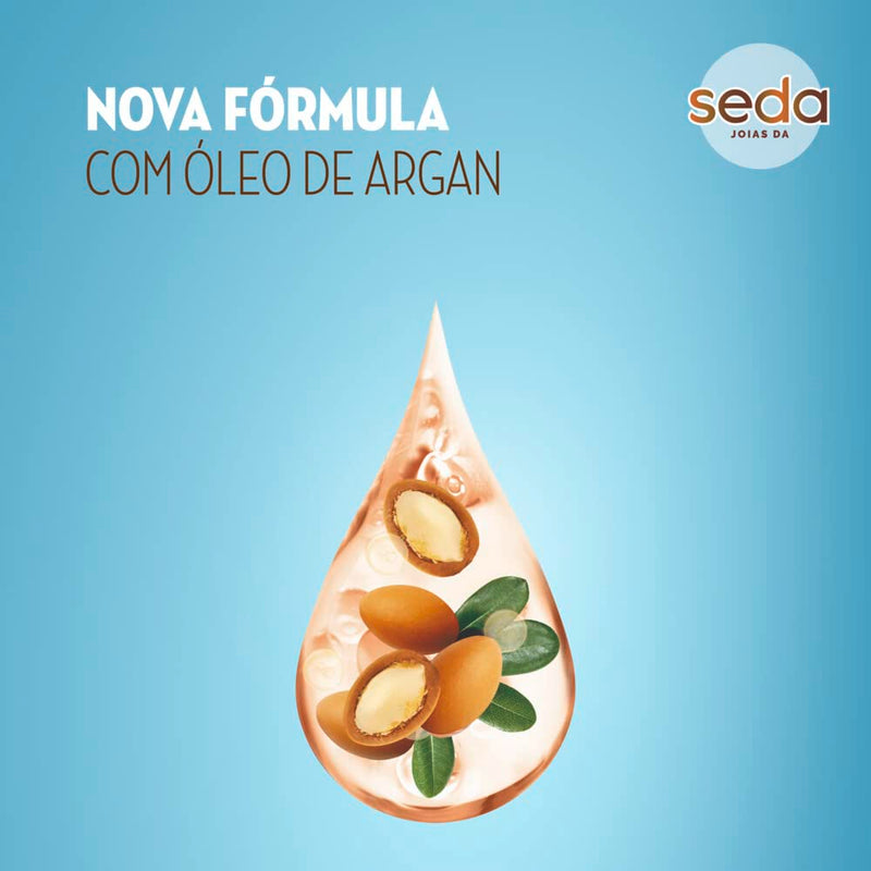 Sedal Shampoo Bomba Argan, 300ml (10.15oz.) (Pack of 6)