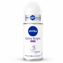 2 Pack x Nivea Extra Bright & Firm Q10 48H Anti-Perspirant Roll-On 1.7oz (50ml)