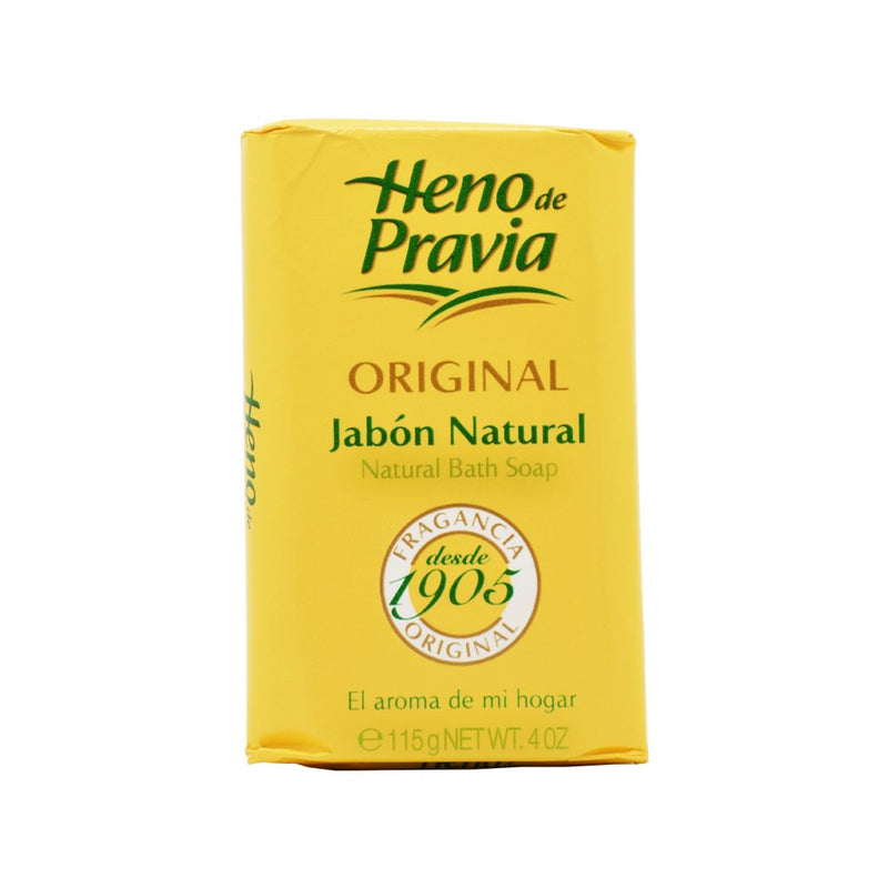 Heno de Pravia Original Jabon Natural Bath Bar Soap, 4oz. (115g)