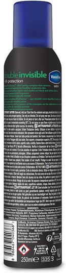 Vaseline Men Double Invisible Anti-Perspirant Spray, 8.45oz (250ml)