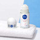 2 Pack x Nivea Extra Bright Silk Touch 72H Anti-Perspirant Roll-On, 1.7oz (50ml)