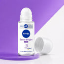 12 Pack x Nivea Extra Bright & Firm Q10 48H Anti-Perspirant Roll-On 1.7oz (50ml)