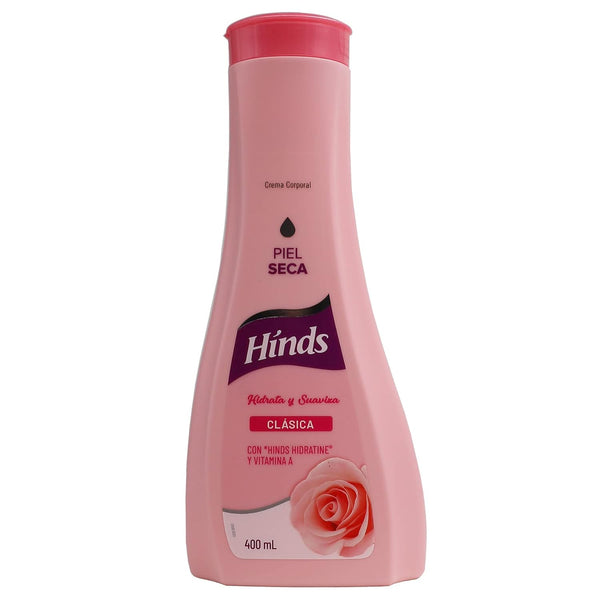 Hinds Lotion Clasica Con Hidratine y Vitamina A, 13.5oz (400ml)