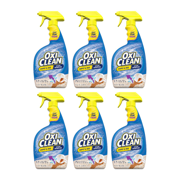 OxiClean - Carpet & Rug Stain Remover, 24 Fl Oz (Pack of 6)