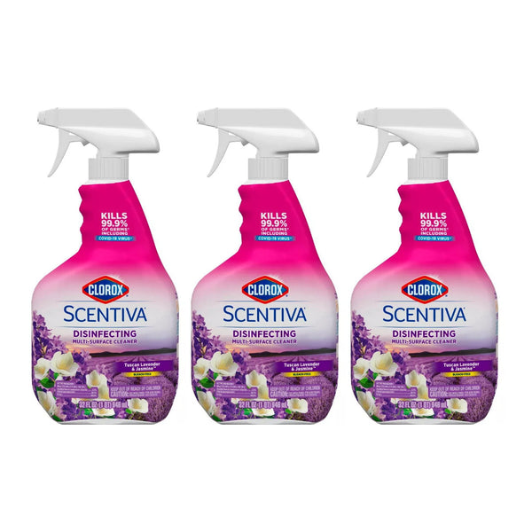 Clorox Disinfecting Multi-Surface Cleaner - Lavender & Jasmine, 32oz (Pack of 3)