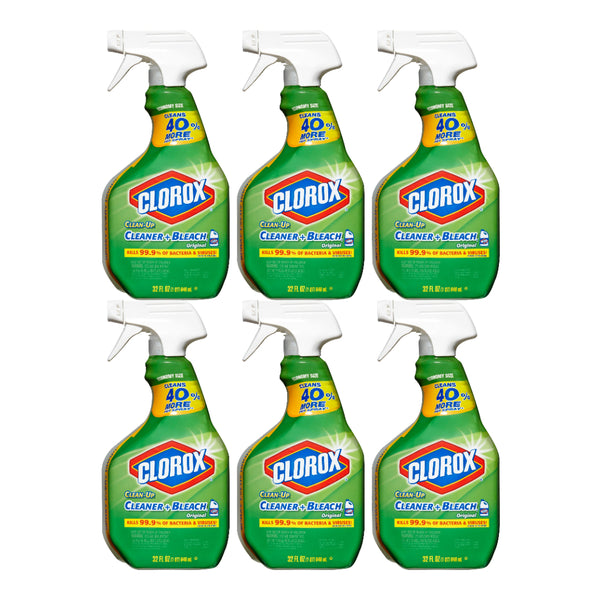 Clorox Clean-Up Cleaner + Bleach - Original, 32 oz (Pack of 6)