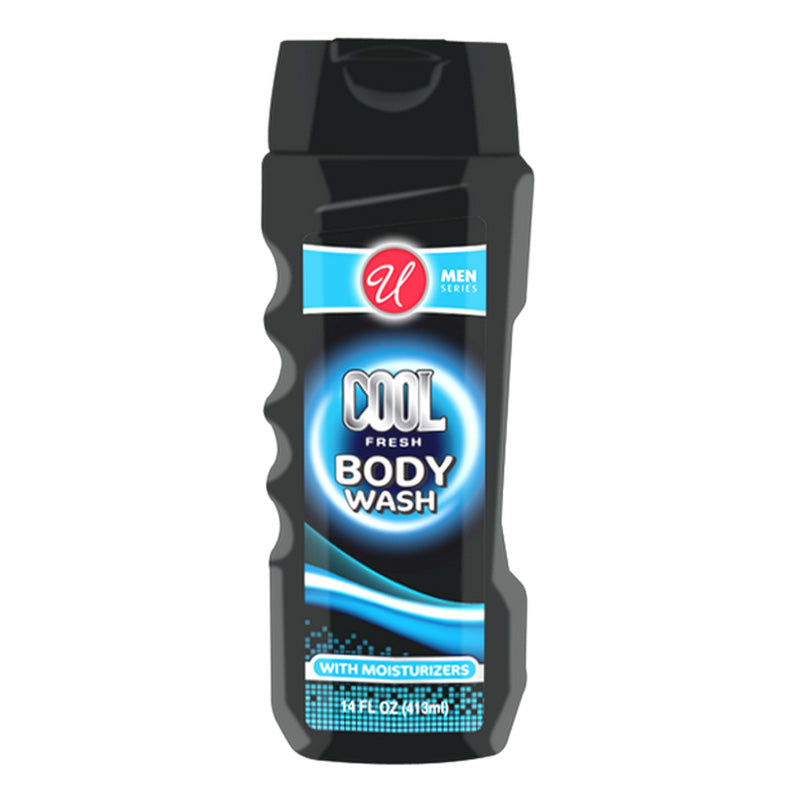 Cool Fresh Body Wash with Moisturizers For Men, 14oz (413ml)
