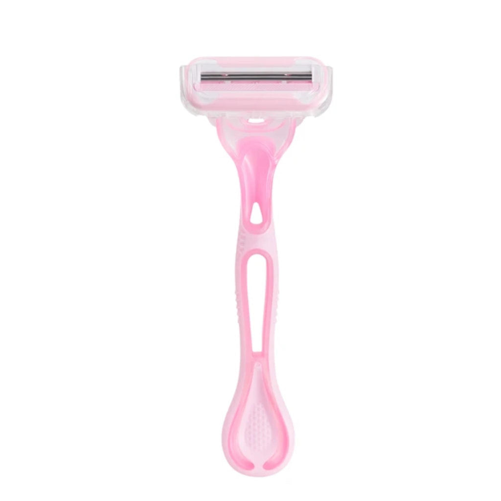 4 Count x Modess Sensitive 3 Trio Triple Blade Disposable Razors (Pink ...