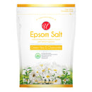 Green Tea & Chamomile Epsom Salt, Natural Magnesium Sulfate, 1lb