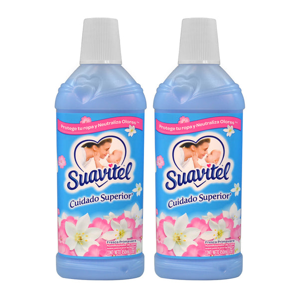 Suavitel Fabric Softener - Fresca Primavera Scent, 450ml (Pack of 2)