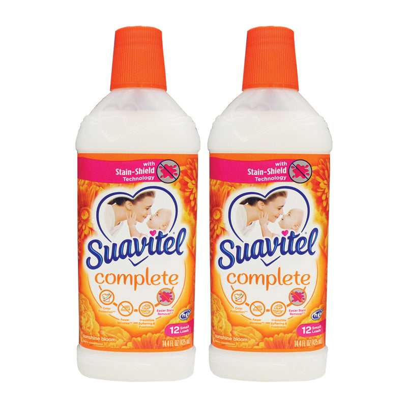 Suavitel Complete Fabric Softener - Sunshine Bloom Scent 14.4 fl oz (Pack of 2)