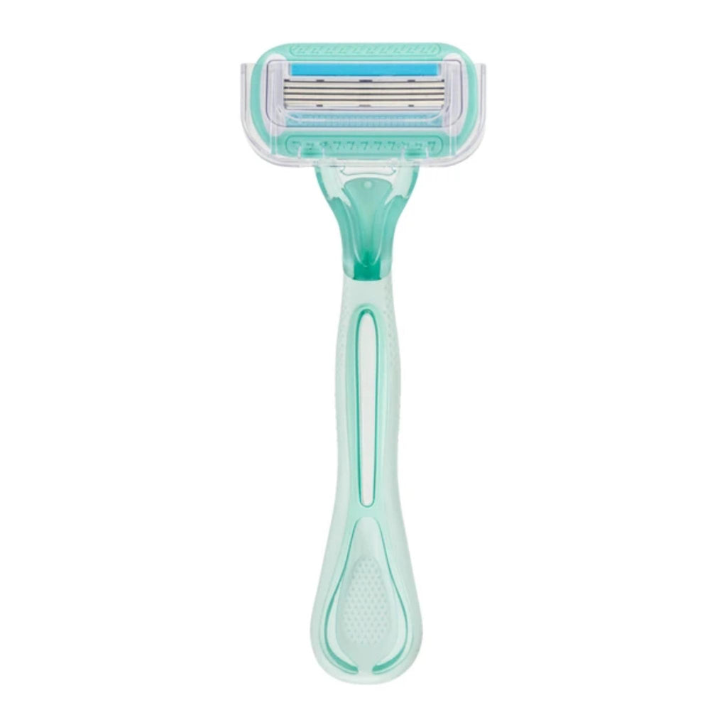 3 Count x Modess Sensitive 4 Blade Disposable Razors (Blue) – MarketCOL