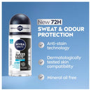 Nivea Men Black & White Invisible Fresh 72H Roll-On, 1.7oz (50ml)