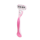 1 Razor + 2 Cartridges x Modess Sensitive Extreme 5 Blade Disposable Razors Pink