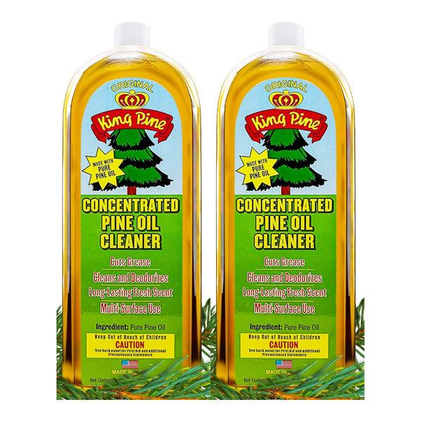 King Pine Pure Pine Oil Cleaner - Industrial Strength, 8 fl oz (Pack of 2)