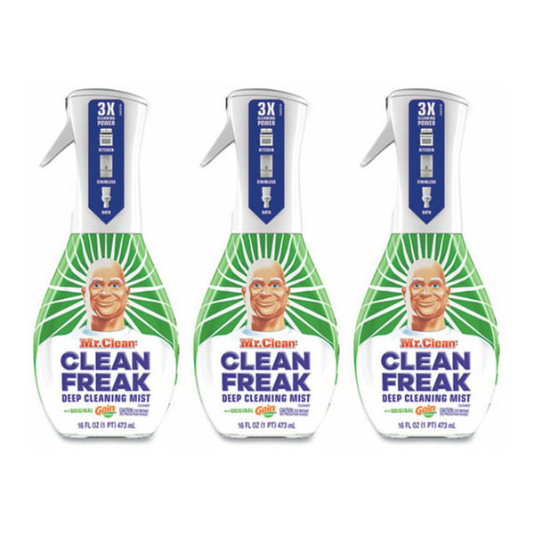 Mr. Clean Clean Freak Deep Cleaning Mist Spray, Original Gain, 16 oz (Pack of 6)