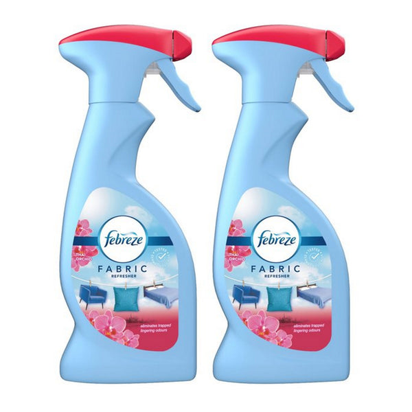 Febreze Fabric Refresher - Thai Orchid Scent, 375 ml (Pack of 2)