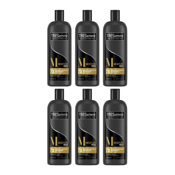 Tresemme Moisture Rich Luxurious Moisture Shampoo, 28 fl oz (Pack of 6)