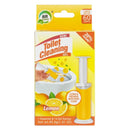 Lemon Scent Toilet Cleaning Gel - 60 Days - 1 Dispenser (14 Gel Stamps), 1.61oz