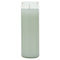 8" Tall White Candle 7 Day White Prayer Glass Candle Unscented 10oz